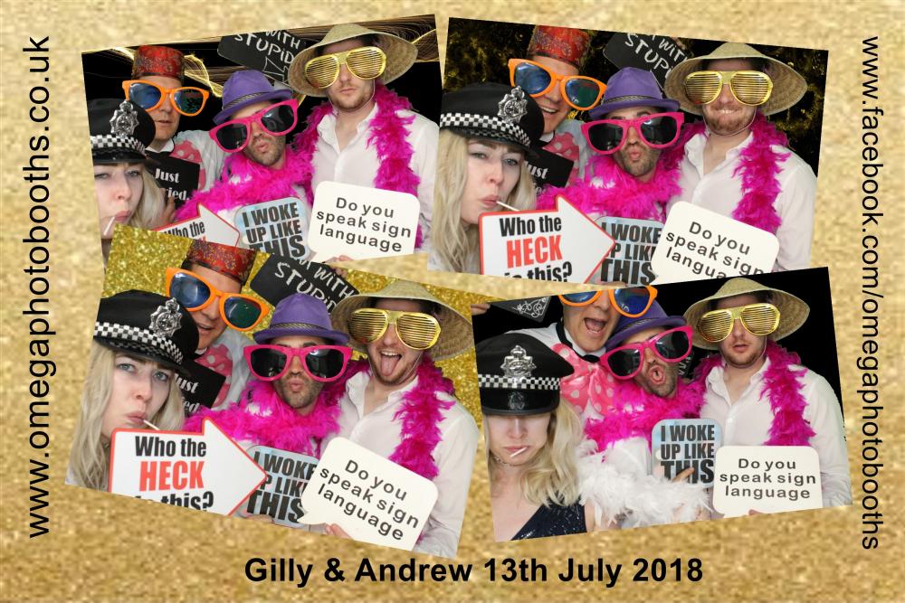 Gilly & Andrew's Wedding | View more photos from the event at gallery.omegaphotobooths.co.uk/u/Omega-Photobooths/Gilly-Andrews-Wedding